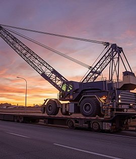 Транспортировка кранов и спец. Техники из Китая