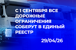 Единый реестр дорожных ограничений с 1 сентября 2026 года: обязательная публикация данных о просушке и ремонтах, сроки информирования и исключения для перевозок