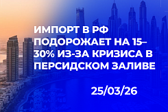 Влияние ближневосточного кризиса на российский импорт: оценки удорожания электроники, автозапчастей и продовольствия на 15–30% и сценарии развития