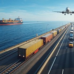 Интермодальные перевозки - определение и схема