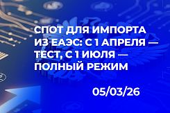 СПОТ для импорта из ЕАЭС: тестовый режим с 1 апреля, обеспечительные платежи под НДС — с 1 июля 2026 года — разбор механизма, исключений и рисков для импортёров
